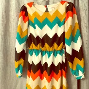 Xhilaration Chevron Dress